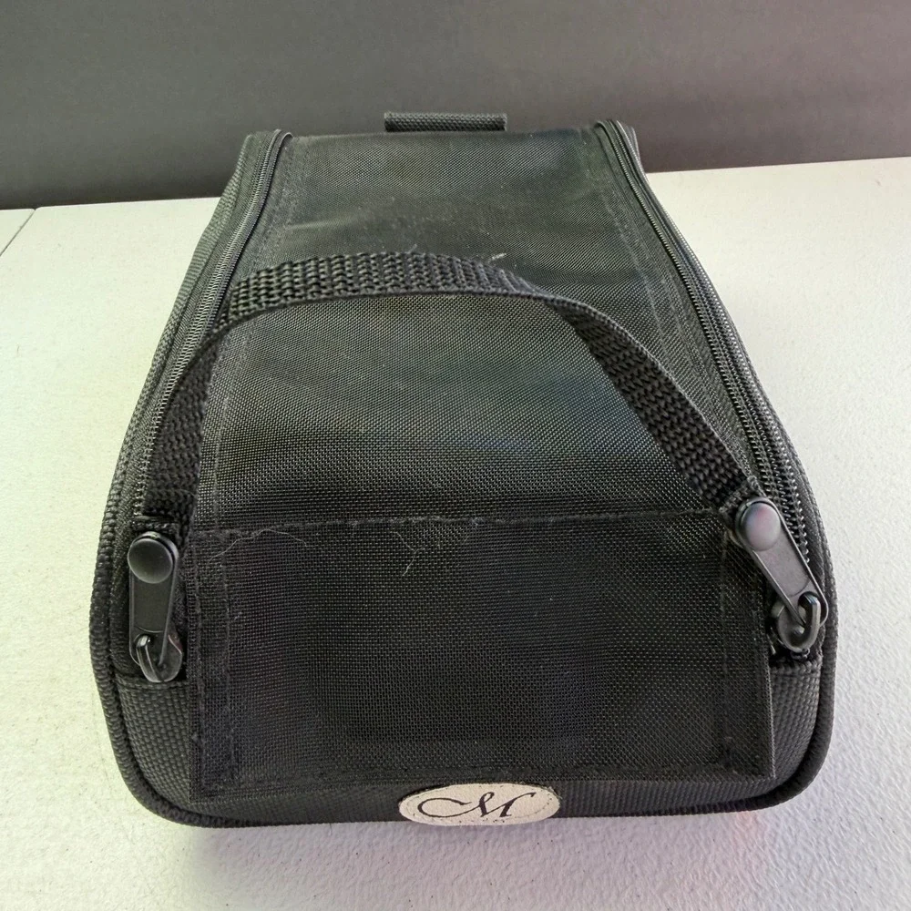 Creative Memories Black Canvas Craft Organizer Travel Case Tool Bag Utility